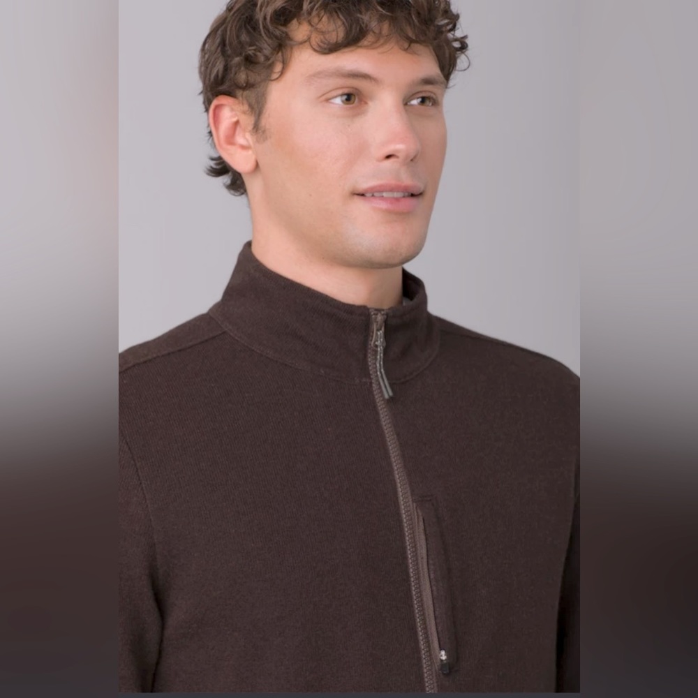Prana Route Tracker Sweater Jacket men’s size Large
